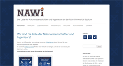Desktop Screenshot of nawi-bochum.de