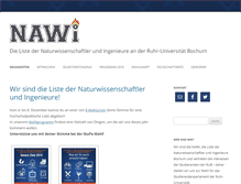 Tablet Screenshot of nawi-bochum.de